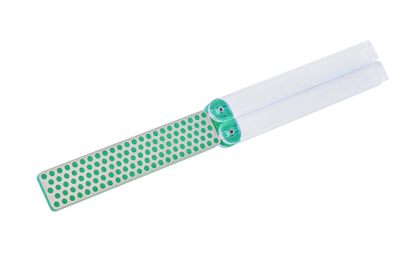 DMT Single-Sided Diamond Folding Sharpener ~ Extra Fine - FWE - Made in USA ~ "Diafold" sharpener that works well on knives, garden & specialty tools - Extra Fine. 017042011109