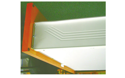 Fastcap Long Metal Kolbe Korner, White - 50 Pack - Mounting bracket for shaker style drawer fronts. It allows for the drawer face to be mounted to the box easily, quickly & without hassle - Model No. KK.50PC.LONGWHITE