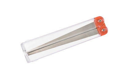 DMT Diamond Flat Folding File ~ File - FFF - Made in USA - Coarse grit - 25 micron, 600 mesh - For everyday sharpening - all purpose restoring of edges - 1/16" Thick ~ Blade width tapers from the base 3/4" to 1/4"wide ~ Blade folds into handle
