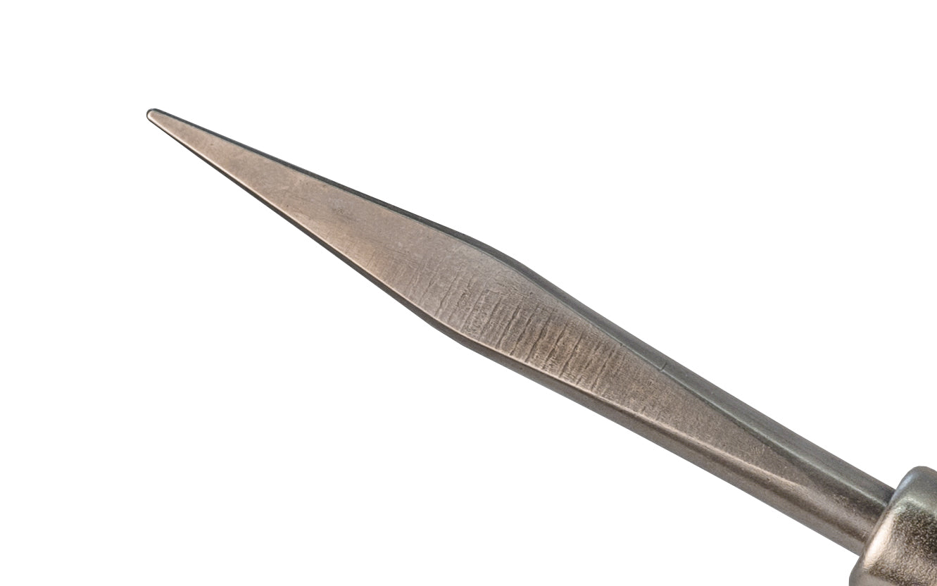 CS Osborne Fid ~ No. 477 - Blunt awl for stretching & enlarging holes in leather for easy lacing. Also used for stippling, tightening or loosening knots - Hardwood wooden handle