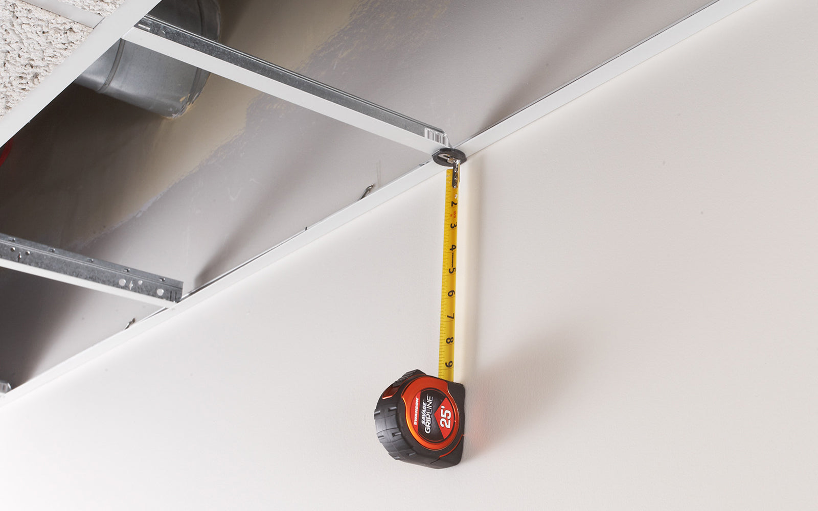 Swanson Savage Gripline 16' Tape Measure ~ Magnetic Tip - Model SVGL16M1 - Grips PVC, Conduit & Pipe up to 2" in diameter