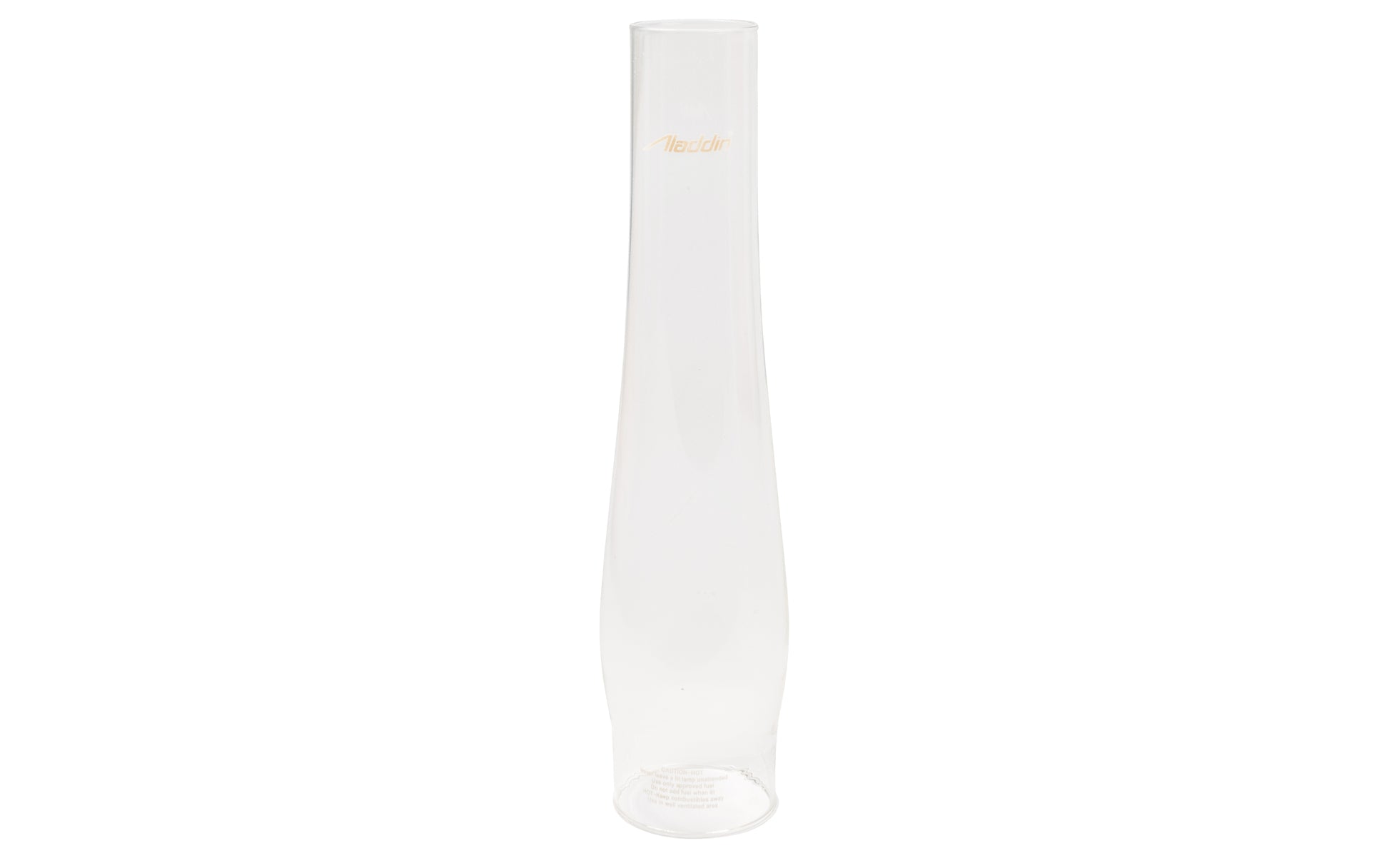Aladdin Chimney ~ This quality 'Aladdin Heelless Chimney R910' has a 12-1/2" high chimney for Heel-less style Gallery or Burner Top. Has a special Heel-less Base (smooth base).