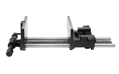 Pony 7" Professional Rapid-Acting Woodworker's Vise ~ 9" Jaw Opening - Quick Release - Model No. 40709 - Specially cut acme-threaded main screw, cold-drawn steel twin guide bars, & steel handles - Featuring a quick-release system for fast opening & closing - 7" jaw width - serrated jaws ~ 0442952407090