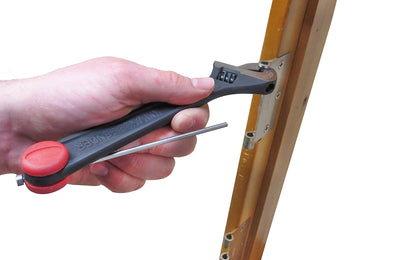 FastCap Knuckle Bender - Allows you to quickly adjust any sagging door - Specialty adjustment jaw - Hinge pin remover on tool