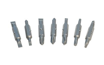 Lutz Tools ~ Lutz 15-in-One Ratchet Screwdriver - 15-in-1 Screwdriver - Ratcheting Screwdriver - Ratcheting - Chamber opens for easy access & storage - Slotted Bits - Square Driver Bits - Phillips Bits - Torx Bits - 8" length - Lutz Yellow Ratcheting Screwdriver - Yellow - 052427210029  - heat treated & tempered bits