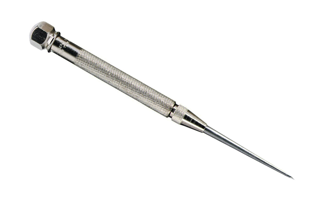 General Tools Hardened Steel Pocket Scribe - Model 81 ~ For woodworking, metal marking, scratching, scribing, upholstery work, piercing holes, pattern-making, leather making, ceramics, plastics  ~ 038728310927