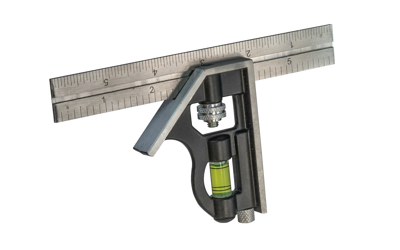 Mayes 6" Combination Square - Model No. 10227 - 1/8", 1/16", 1/32", & mm graduations