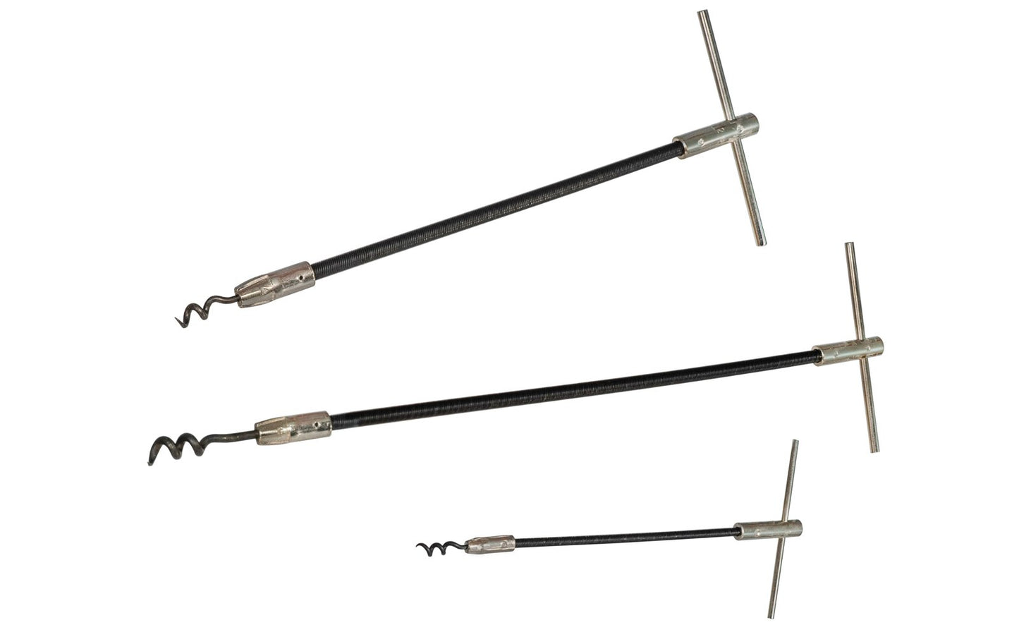 CS Osborne Flexible Packing Hook Set ~ No. 1203 - Box Set - Made in USA ~ Consists of two spiral shafts wound in opposite directions for removing gaskets & packing materials  ~ 096685083100