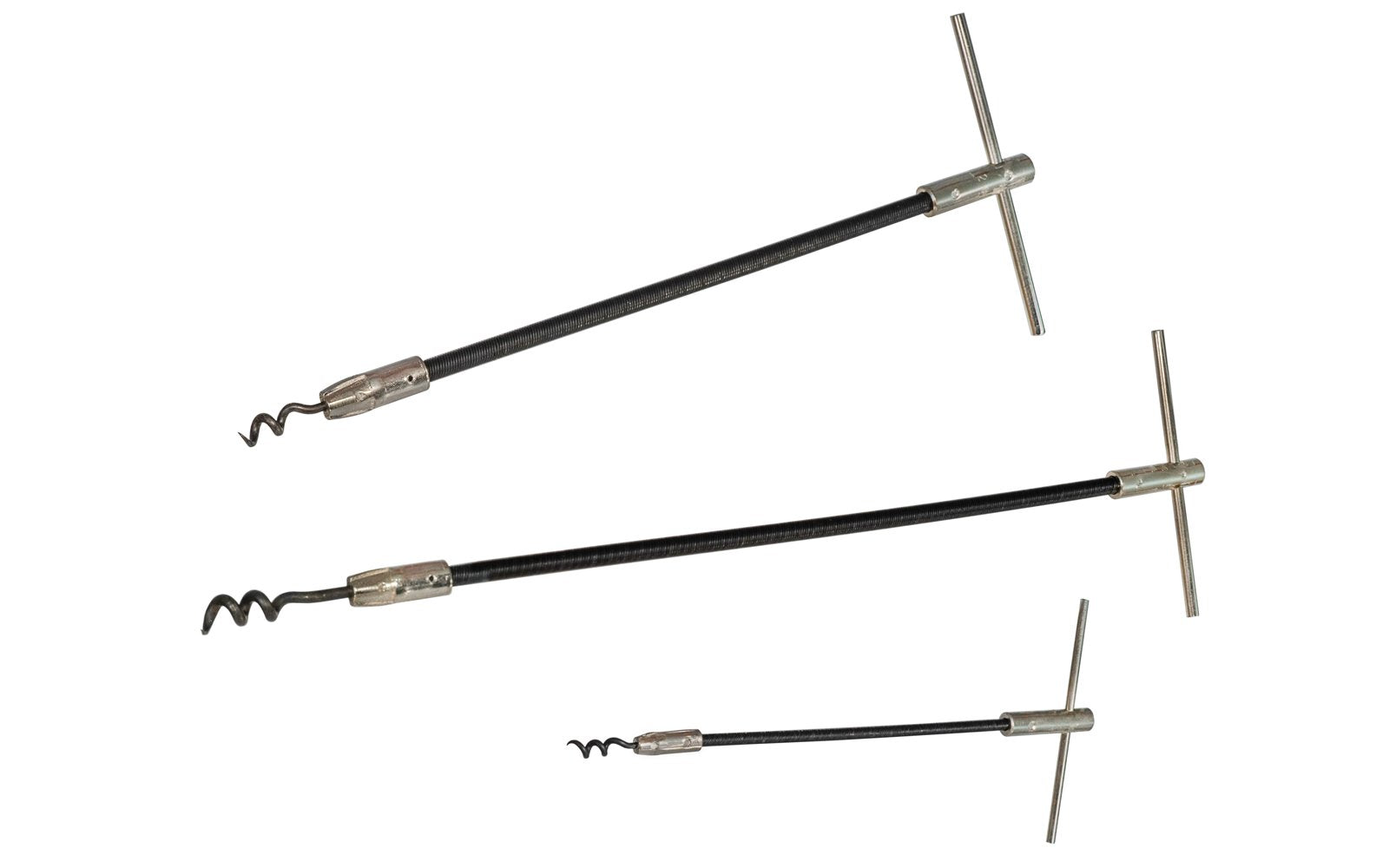 CS Osborne Flexible Packing Hook Set ~ No. 1203 - Box Set - Made in USA ~ Consists of two spiral shafts wound in opposite directions for removing gaskets & packing materials  ~ 096685083100