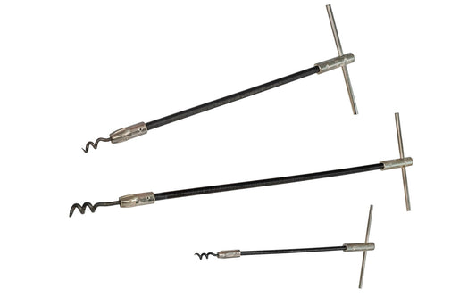 CS Osborne Flexible Packing Hook Set ~ No. 1203 - Box Set - Made in USA ~ Consists of two spiral shafts wound in opposite directions for removing gaskets & packing materials  ~ 096685083100