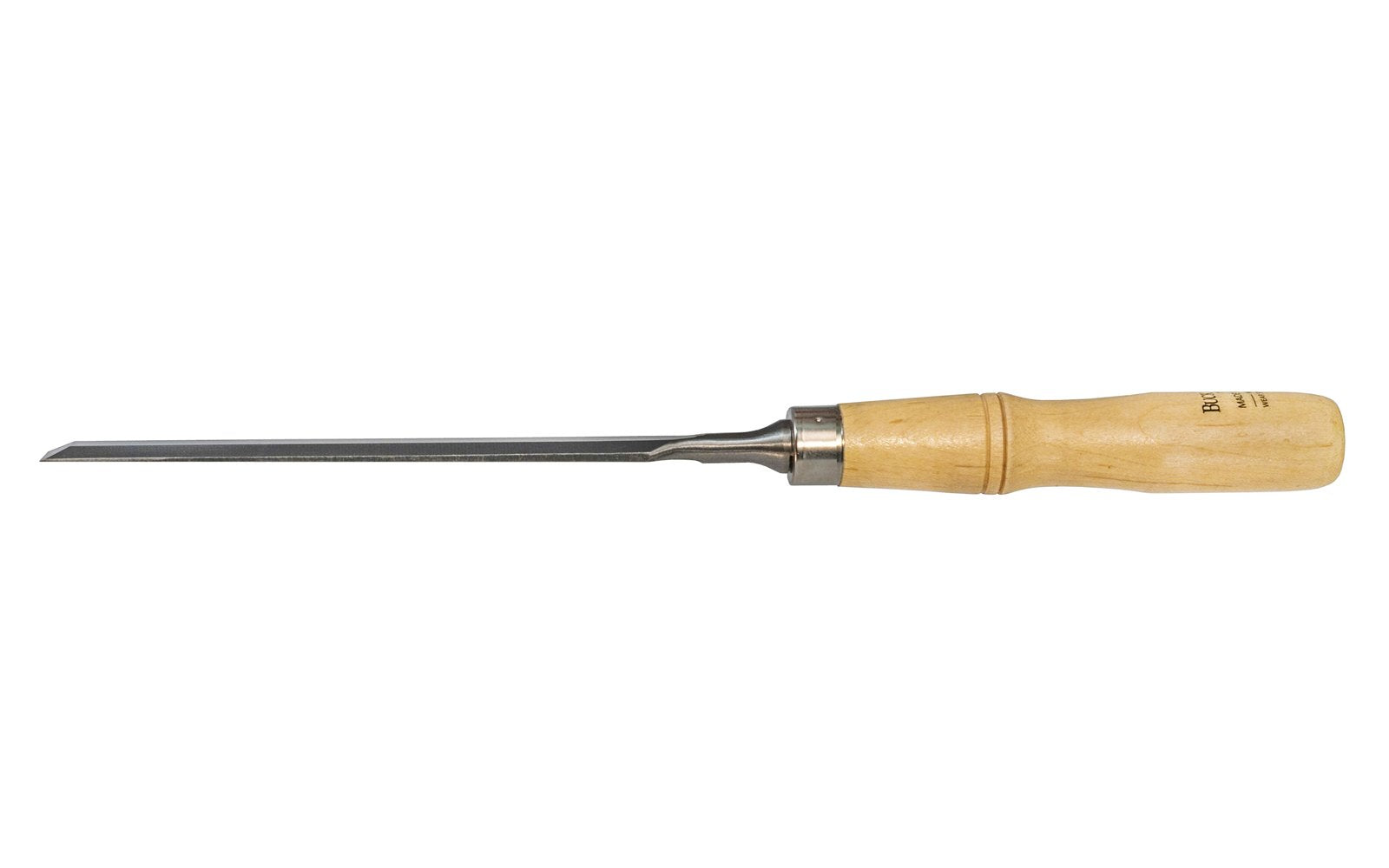 Buck Bros 5/8" Straight Paring Chisel - High Carbon Steel ~ Great for delicate & precise fitting of joinery pieces - Tapered Blade for balance - Buck Paring Chisel - Beveled edges - Long length excellent for more control - This paring chisel is a good tool for getting a perfect fit between joinery pieces, trimming & cleaning of mortises & intricate joints - Made in USA - Model No. 32-4