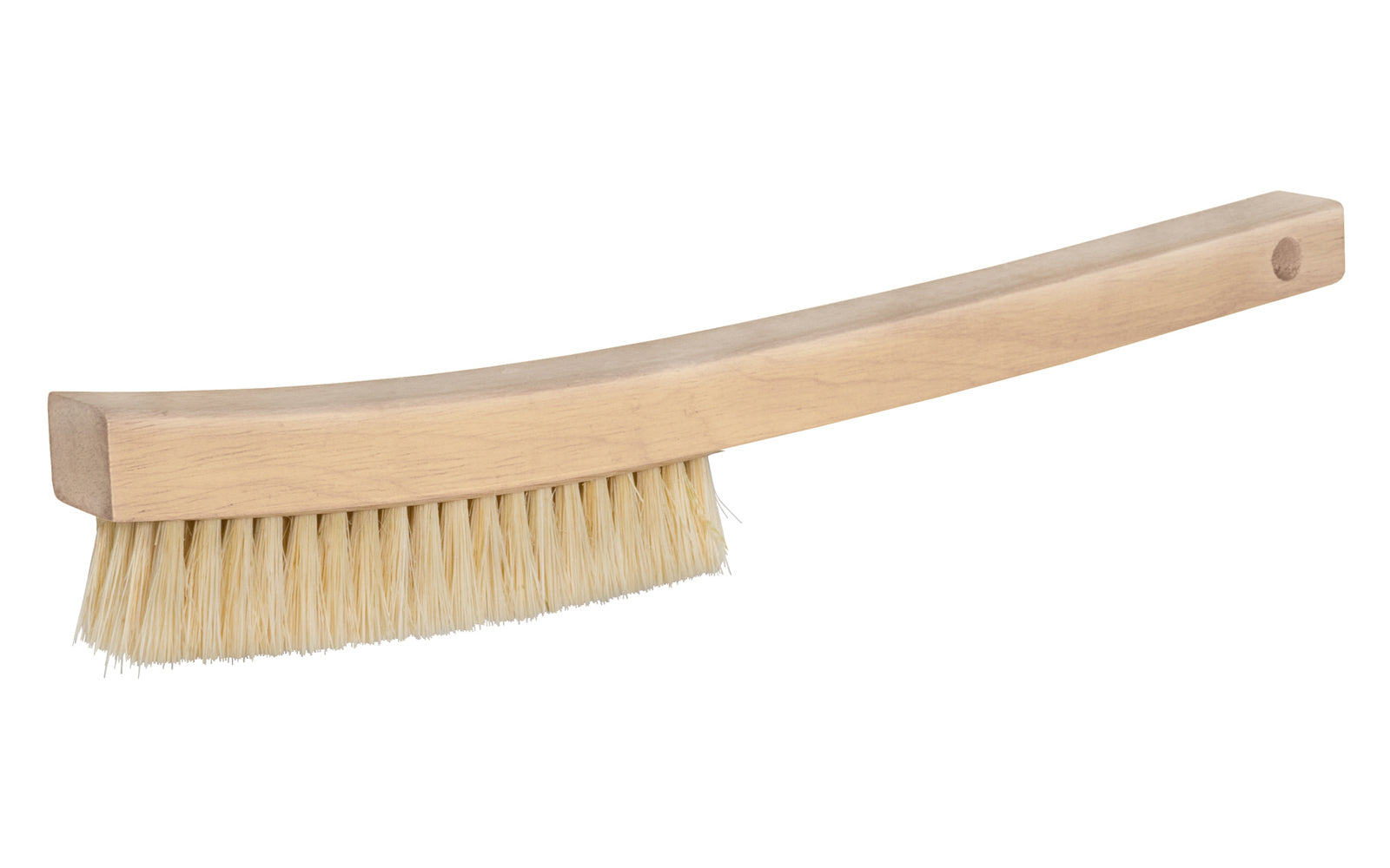 14" Long Tampico Platers Brush with Wooden Handle ~ 1" Width x 1" Trim - Magnolia Brush Model No. 19-S - Made in USA