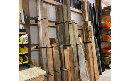 Organize all types of material from lumber, plywood, metal, tubing, PVC piping, garden tools, ladders, scaffolding, & folding table - Pre-drilled 1/4” holes to secure material from tipping out with a chain, rope, or bungee cord - Hold up to 25 lbs per pair - Versatile because you can slide it to fit any size material - Single FastCap Speed Divider - 663807029102