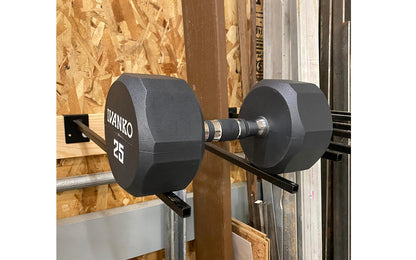 Organize all types of material from lumber, plywood, metal, tubing, PVC piping, garden tools, ladders, scaffolding, & folding table - Pre-drilled 1/4” holes to secure material from tipping out with a chain, rope, or bungee cord - Hold up to 25 lbs per pair - Versatile because you can slide it to fit any size material - Single FastCap Speed Divider - 663807029102