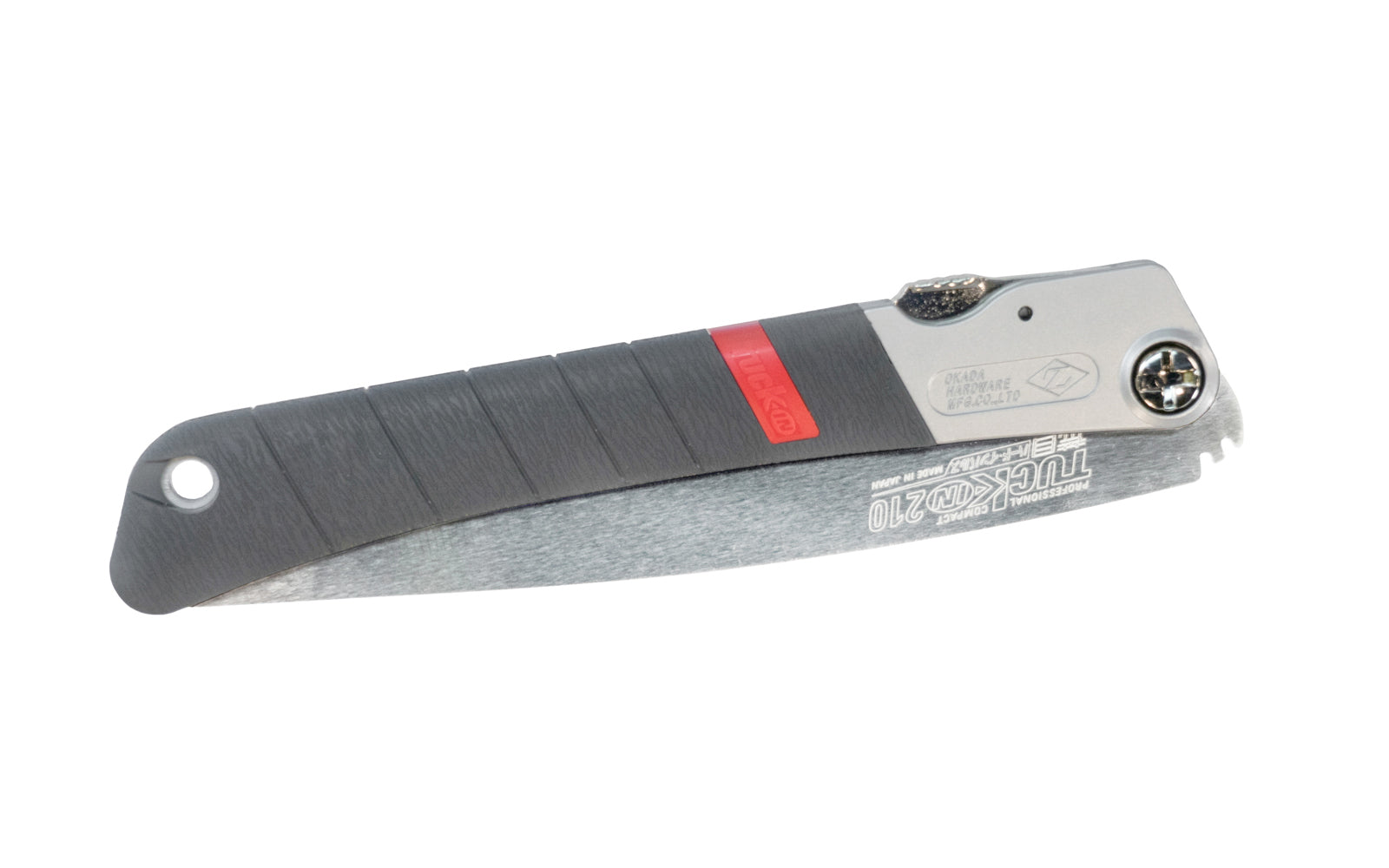 Made in Japan · Vaughan Tuck Saw - Crosscut Teeth: 9 TPI ~ Great multi-purpose coarse saw ~ Foldable blade with locking mechanism ~ Overall Saw Length: 17-3/8" ~ 1-1/2" narrow blade - good for tight areas ~ Great for both dry & green woods - 051218569681 - Model TS210U ~ Coarse Folding Japanese Saw - Coarse Teeth 