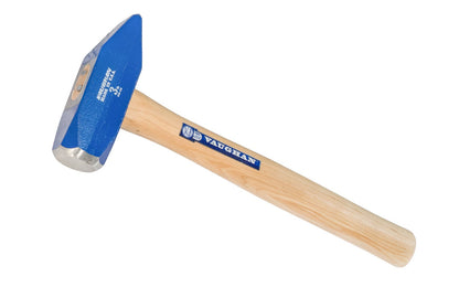 Vaughan Cross Pein Hammer - 3 lb. ~ No. S48 - Made in USA ~ Peen Hammer - cross peen hammer with a polished striking face. The ends of pein are generously beveled to minimize chipping