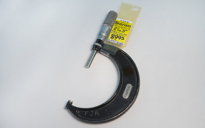 Starrett 436FL-3 Micrometer - Used. 2" to 3". 0.001" grads. Made in USA.