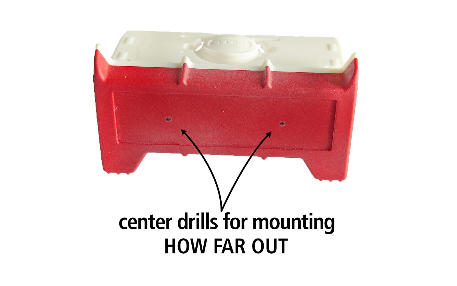 FastCap How Far Out? Universal Add-On Level Gauge Stab End - Fits Stabila 96 / 196 type levels & levels at least 2-3/8" tall  ~ The FastCap How Far Out? Universal Add-On Level Gauge Stab End installs quickly onto almost any level, snaps on & off magnetically. Stab End Only.