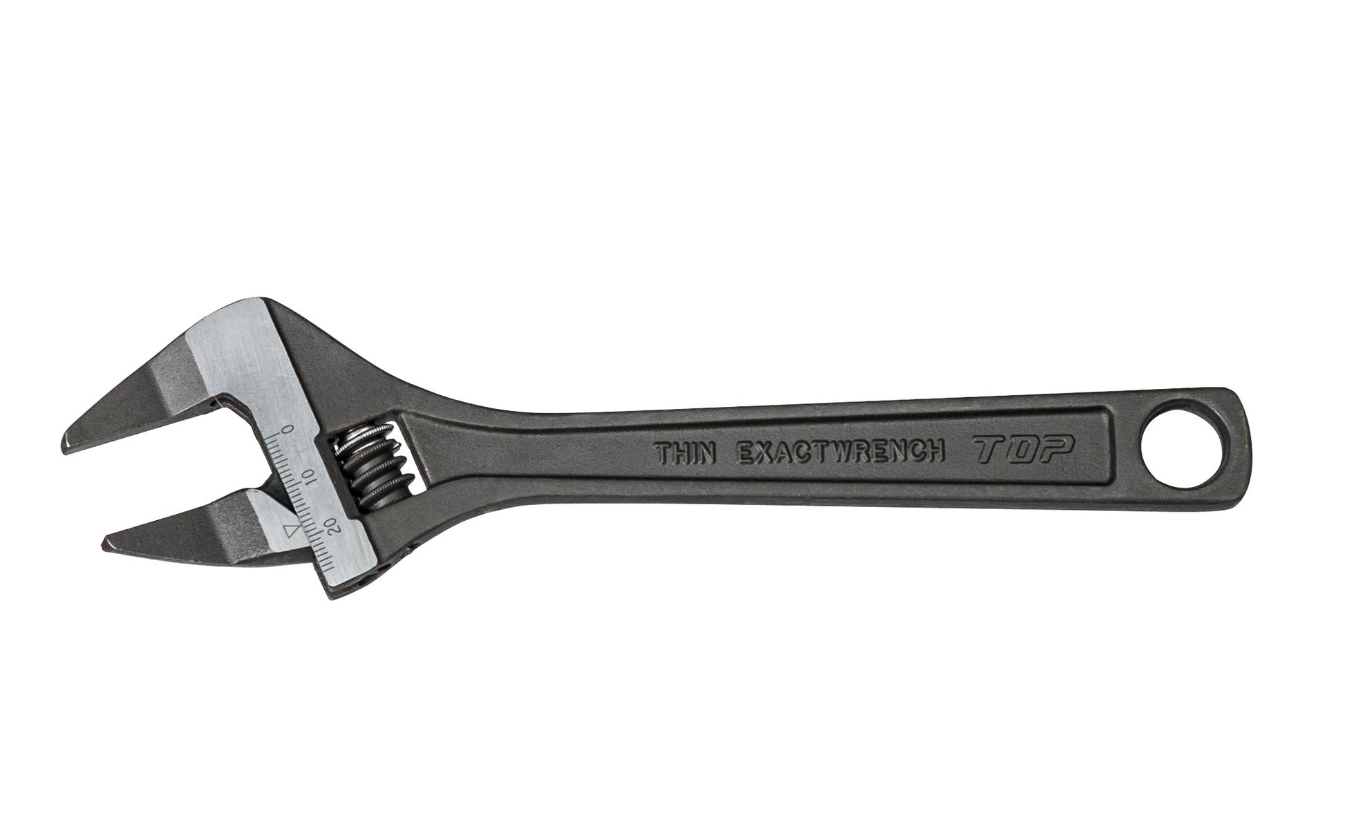Japanese Thin Bent-Nose Adjustable Wrench ~ Made in Japan