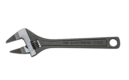 Japanese Thin Bent-Nose Adjustable Wrench ~ Made in Japan