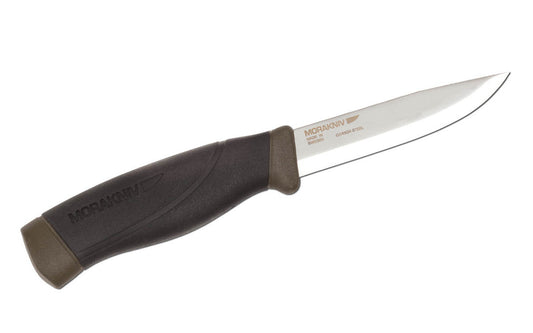 Mora of Sweden Carbon Steel Knife ~ Heavy Duty Outdoor Companion ~ Made in Östnor, Sweden · Made of quality high carbon steel ~ 4-1/8" long sharp fixed blade ~ Extra thick 1/8" blade ~ High friction grip patterned handle ~ Mora 12494