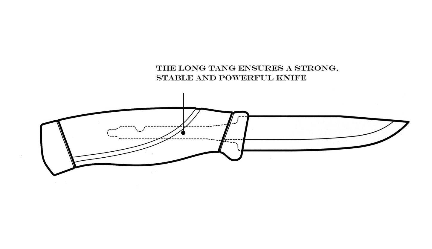 Long Tang Extends Into Handle