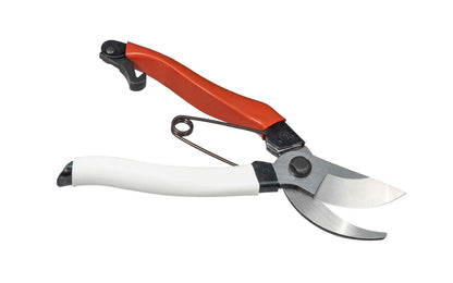 The Japanese Okatsune No. 101 bypass small pruners are excellent high quality elegant pruners. 7" long, small size model 180 mm. Quality Japanese Izumo Yasuki steel. 3/4" cutting diameter max (live). For various garden tasks such as trimming, pruning, thinning, & general purpose cutting. Made in Japan. 4968779101006