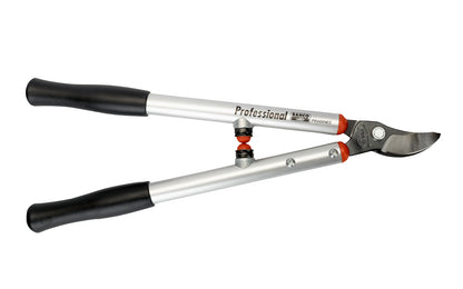 Bahco 20" Professional Bypass Loppers with Aluminum Handles. For pruning soft & green wood mainly in vineyards & orchards. Very sharp, professional ground blades ensure a clean cut. "California" style with narrow cutting head for easy access & quick, precise cuts. Model P114-SL-50. Made in France. 7311518301156