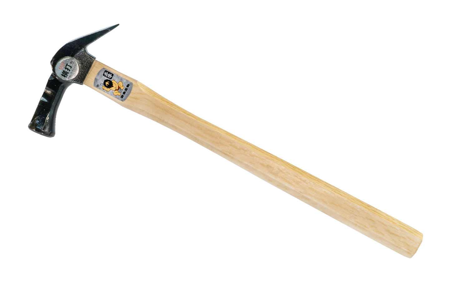 Made in Japan · This smooth face Japanese Dogyu Kariwaku hammer is an all-purpose framing hammer. Special groove with a magnet in head that holds nails - Great for nailing hard-to-reach high places, & one-hand nailing. Simply put the nail in the grooved slot & lightly hammer first, then drive nail a second time - Wooden Handle - 4962819006191 - 440 g  /  15.52 oz