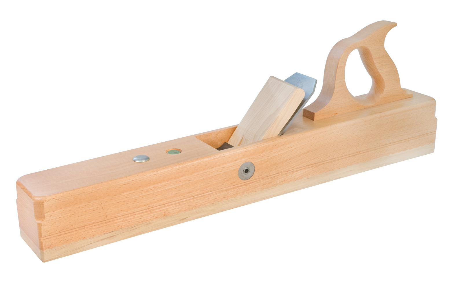 Made in Germany · Ulmia ~ Model No. HW1-60 ~ 2-3/8" wide cutter blade (60 mm) ~ Jointer plane made by Ulmia in Germany. For trimming & level planing of surfaces, joints, & straight edges. For processing large workpieces with long surface areas, used for shaving & joining. White Beech Sole - Bevel angle: 25° - Cutting angle: 45°  - 4044637101286