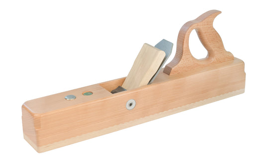 Made in Germany · Ulmia ~ Model No. HW1a-54 ~ 2-1/8" wide cutter blade (30 mm) ~ shorter jointer plane made by Ulmia in Germany. For trimming & level planing of surfaces, joints, & straight edges. Particularly suitable for processing large workpieces with long surface areas, used for shaving & joining. White Beech Sole