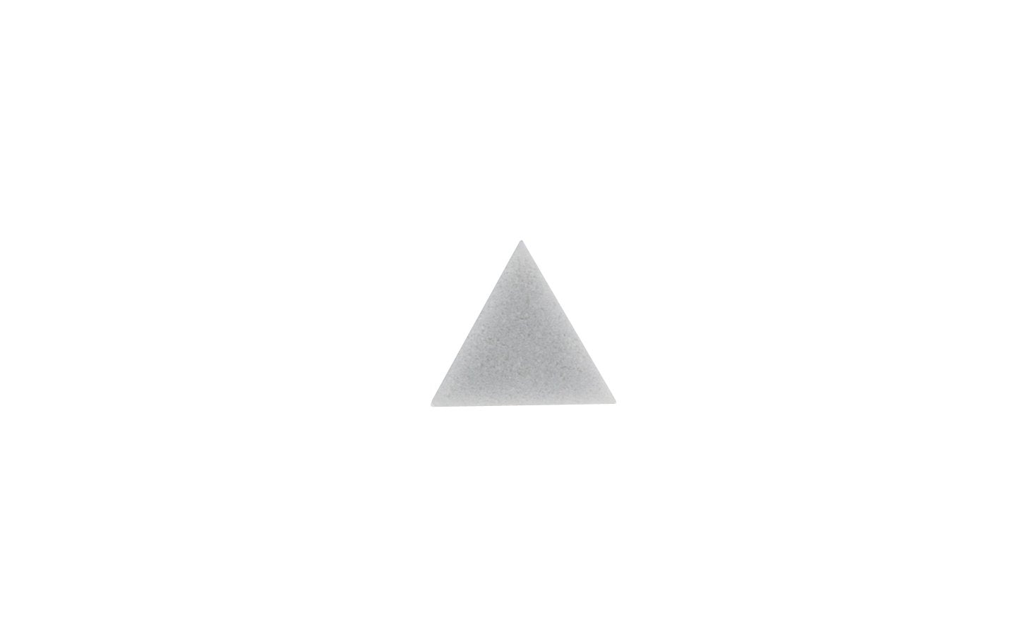 Hard Arkansas Triangle File Stone ~ 4" x 3/8" x 3/8" - Made in USA ~ Super-fine stone that is satisfactory for the final edge on woodworking cutting tools & knives ~ Triangle Shape - Model No. FAF4-133-T