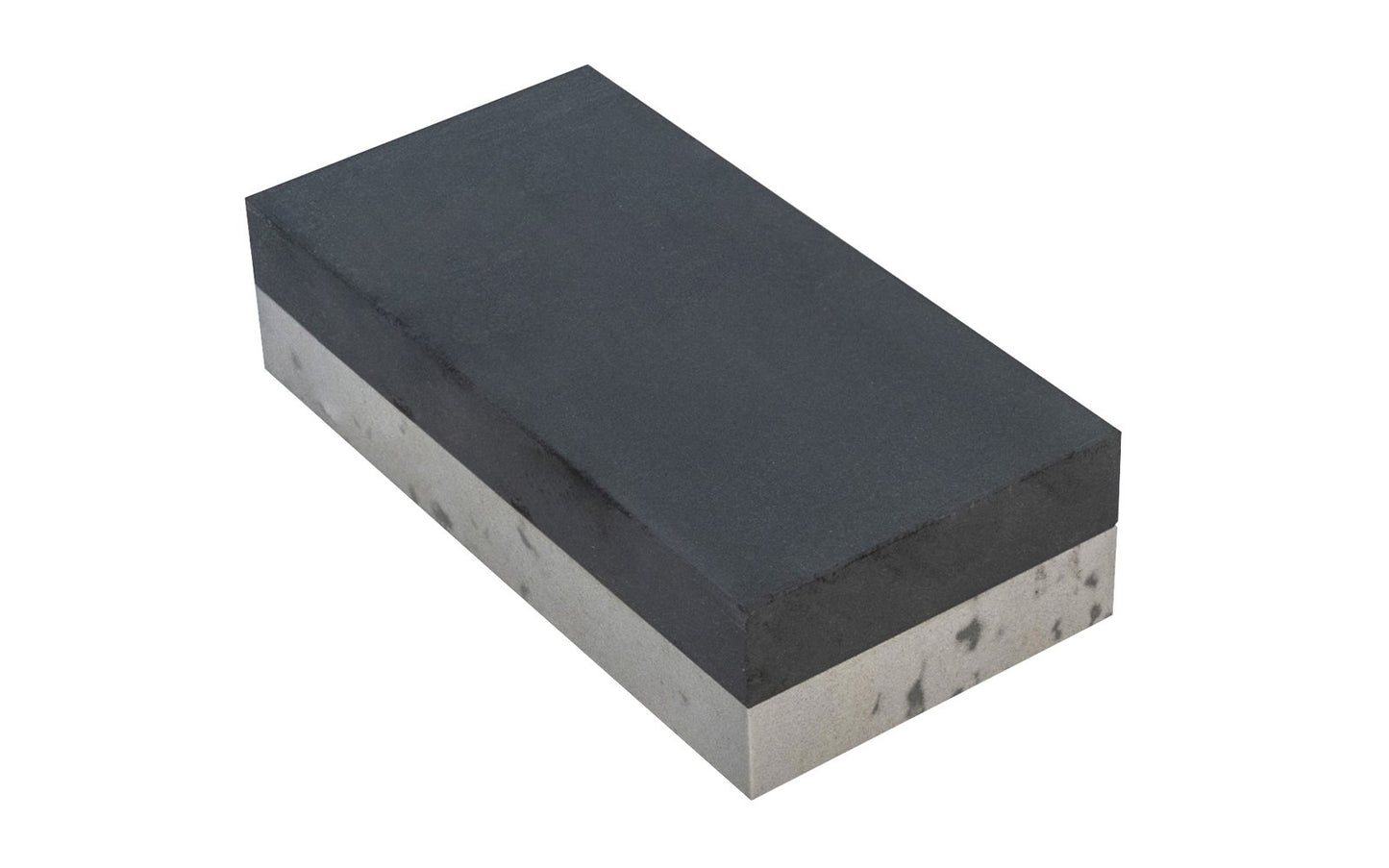Soft/Black Hard Combination Arkansas Bench Stone with Wooden Box ~ 4" x 2" - Black Hard Arkansas Stone & Soft Arkansas Stone - Combo Sharpening Kit ~ Model No. MBC-4-C ~ Made in USA