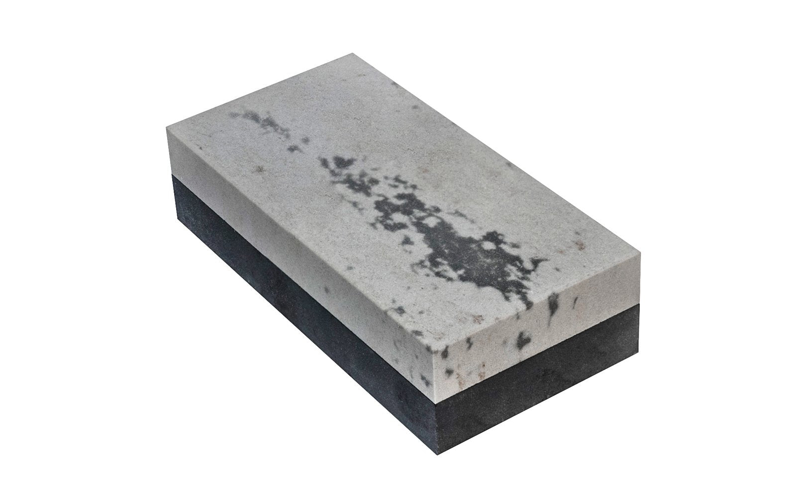 Soft/Black Hard Combination Arkansas Bench Stone with Wooden Box ~ 4" x 2" - Black Hard Arkansas Stone & Soft Arkansas Stone - Combo Sharpening Kit ~ Model No. MBC-4-C ~ Made in USA