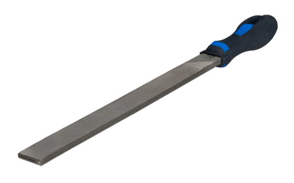 Made in Germany · Pferd File - Universal file for fast metal removal & for producing smooth finish on steel, non-ferrous metals, wood & Formica, plastics - 11134P - 11135P - 11136P - Cushion Handle - Pferd Universal file - 8" Long - 10" Long - 12" Long - Pferd PLUS Files - Spade shape teeth with chip clearing channels