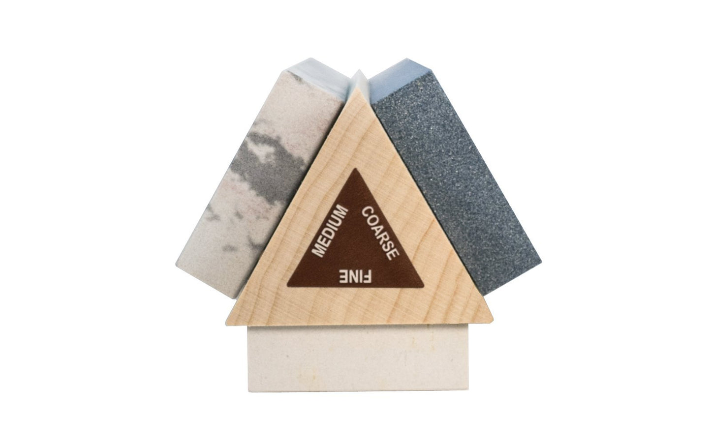 Tri-Hone Sharpening Kit Silicon Carbide & Soft/Hard Arkansas Stones ~ 4" x 1-5/8" - Made in USA - Tri Hone ~ 3-stone sharpening kit ~ Model TRI-4
