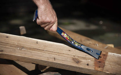 The Estwing "Pro Claw" RSC Bar is a three-in-one nail puller, the roofing, siding, & construction bar. 16" length. Heavy duty & stout. Made in USA.