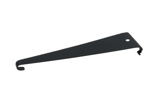 Triangle-shaped rasp hand sander replacement blade made by Tajima Tools in Japan. Designed for sanding wood, aluminum, plastic materials, it's a great for tight areas. Medium grit. Sands 6x faster than sandpaper & lasts about 100x longer. Blade is replaceable. Model SAB-20C. Made in Japan. 4975364050571