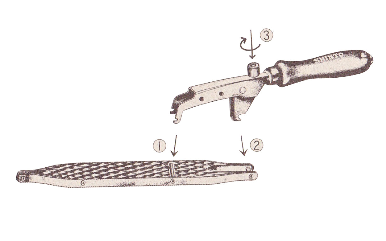 Japanese Shinto Saw-Rasp Replacement Blade