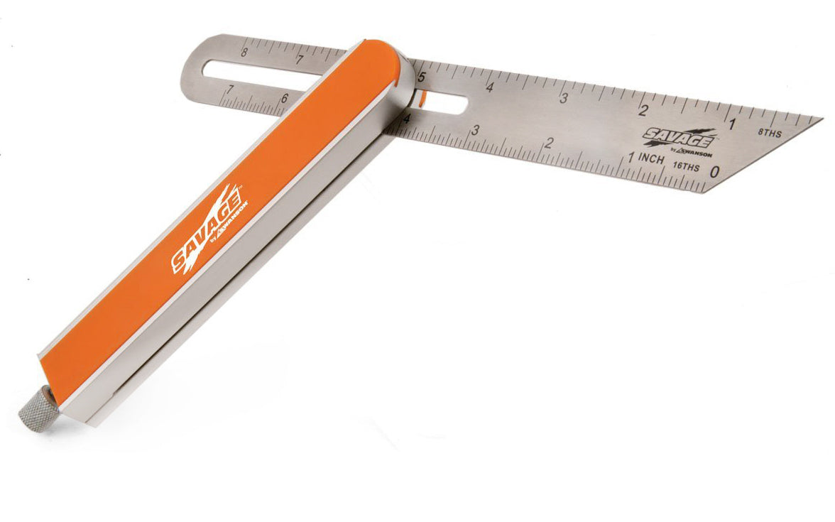 Swanson Savage 9" Sliding Aluminum T-Bevel With Locking Mechanism
