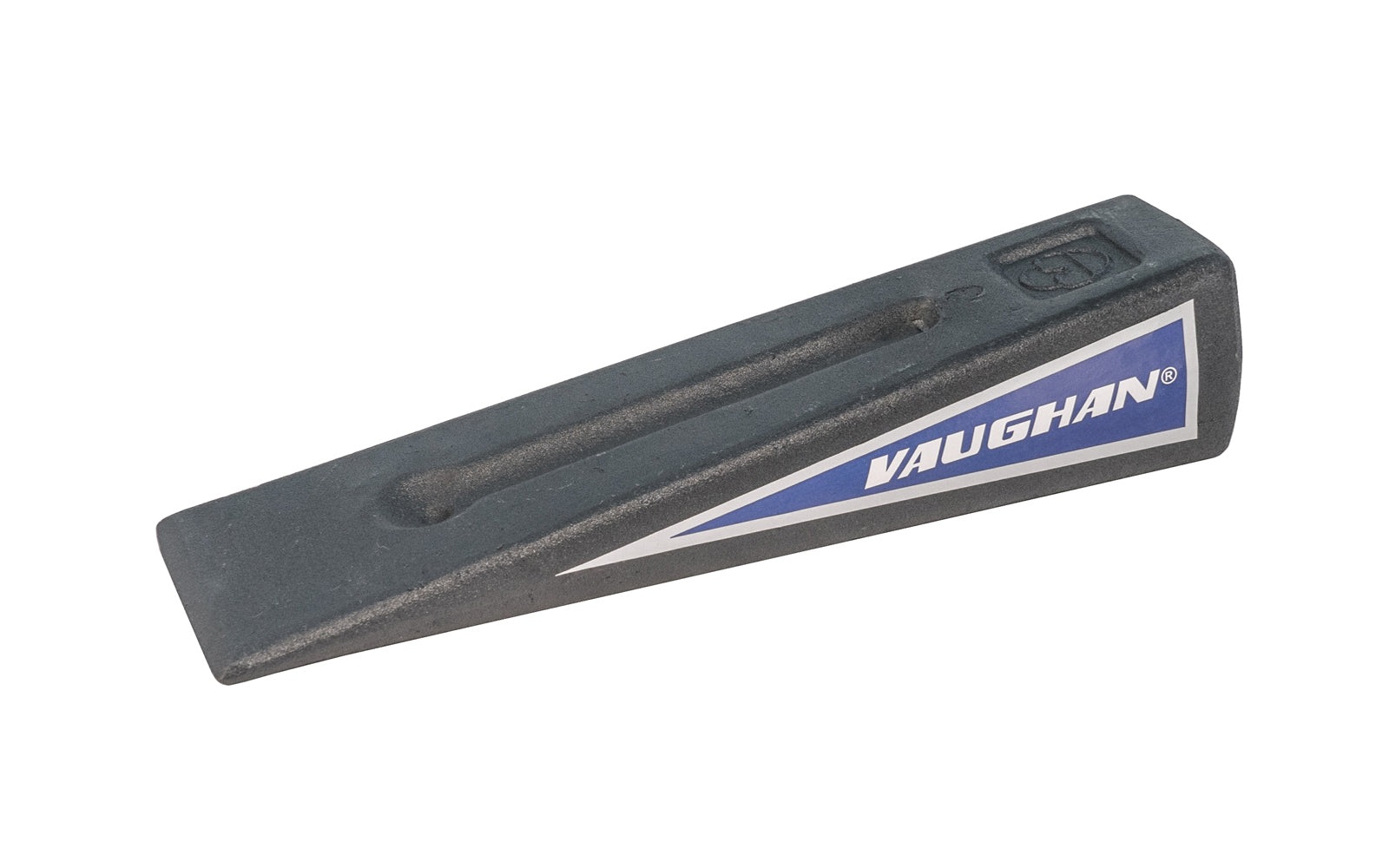  Vaughan Mfg. Model No. SW5X. Basic steel splitting wedge. 5#  steel wedge. 8-1/2" overall length. 5 lbs steel splitting wedge. 093848592783. 2-1/2" wide edge.