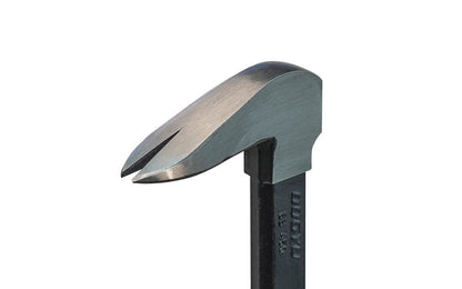 The Dogyu Japanese 'S' Bar Nail Puller has a special durable slim claw, great for tight spaces & the flat end head may be used as a hammer. 90° angle nail puller paw & rounded head on nail puller improves leverage. Drop-forged & tempered for strength. Japanese Cat's Paw. Made in Japan.