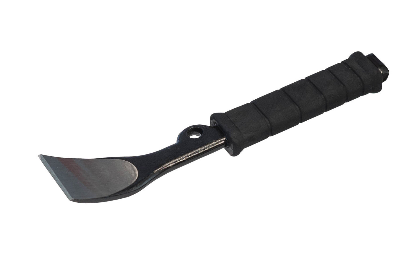 The Dogyu Japanese Curved Lever Pry Bar ~ Heavy Duty has a thick & stout curved pry end and soft cushion grip. 8-3/4" overall length. Made in Japan.