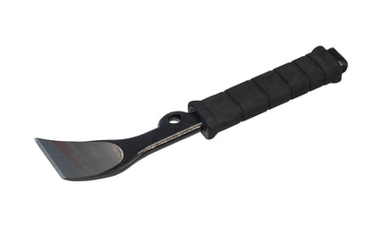The Dogyu Japanese Curved Lever Pry Bar ~ Heavy Duty has a thick & stout curved pry end and soft cushion grip. 8-3/4" overall length. Made in Japan.
