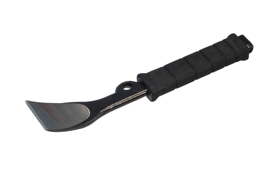 The Dogyu Japanese Curved Lever Pry Bar ~ Heavy Duty has a thick & stout curved pry end and soft cushion grip. 8-3/4" overall length. Made in Japan.