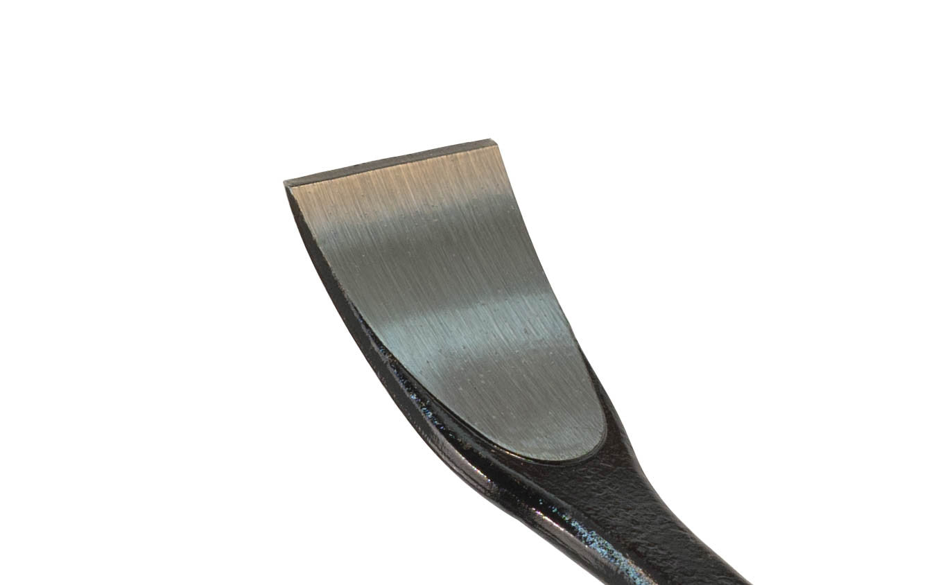 The Dogyu Japanese Curved Lever Pry Bar ~ Heavy Duty has a thick & stout curved pry end and soft cushion grip. 8-3/4" overall length. Made in Japan.