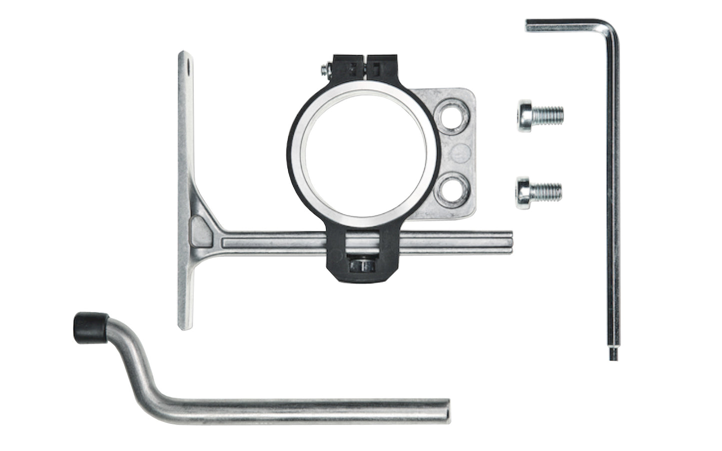 Depth stop for all saw blades. For precise, deep work. Effective saw blade & workpiece protection. Contents: 1 adapter for attachment to machine. 1 depth stop, 1 adjustable depth guide. Fits Models: FMM 350 Q, FMM QSL, AFMM 14, AFMM 18 QSL, FSC 500 QSL AFSC 18 QSL. Made in Germany. Model No. 32127069010. 4014586351674