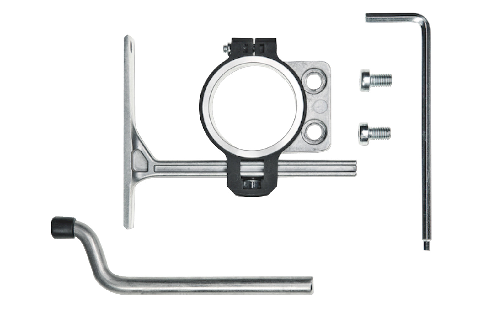 Depth stop for all saw blades. For precise, deep work. Effective saw blade & workpiece protection. Contents: 1 adapter for attachment to machine. 1 depth stop, 1 adjustable depth guide. Fits Models: FMM 350 Q, FMM QSL, AFMM 14, AFMM 18 QSL, FSC 500 QSL AFSC 18 QSL. Made in Germany. Model No. 32127069010. 4014586351674