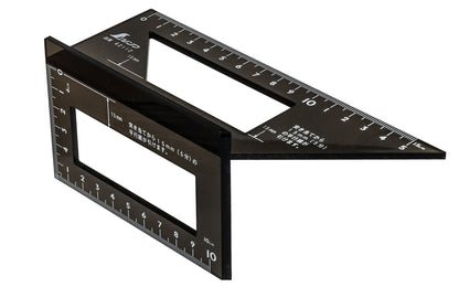 Shinwa 45° & 90° Polycarbonate Layout Miter Gauge