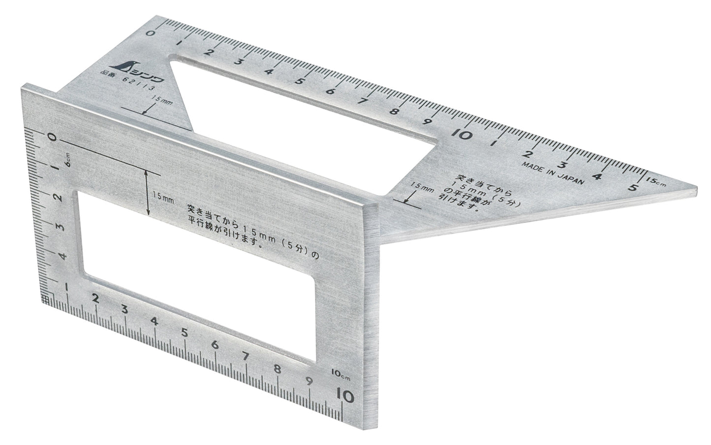 Shinwa 45° & 90° Aluminum Layout Miter Gauge 